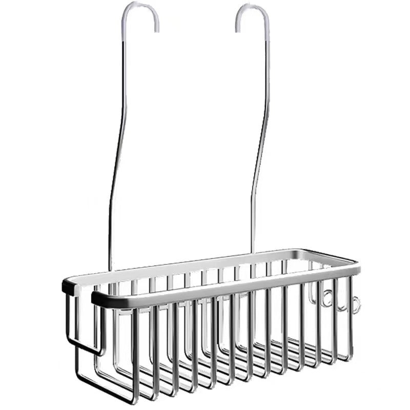 Bathroom Shower Rack No-Drill Drainage Basket