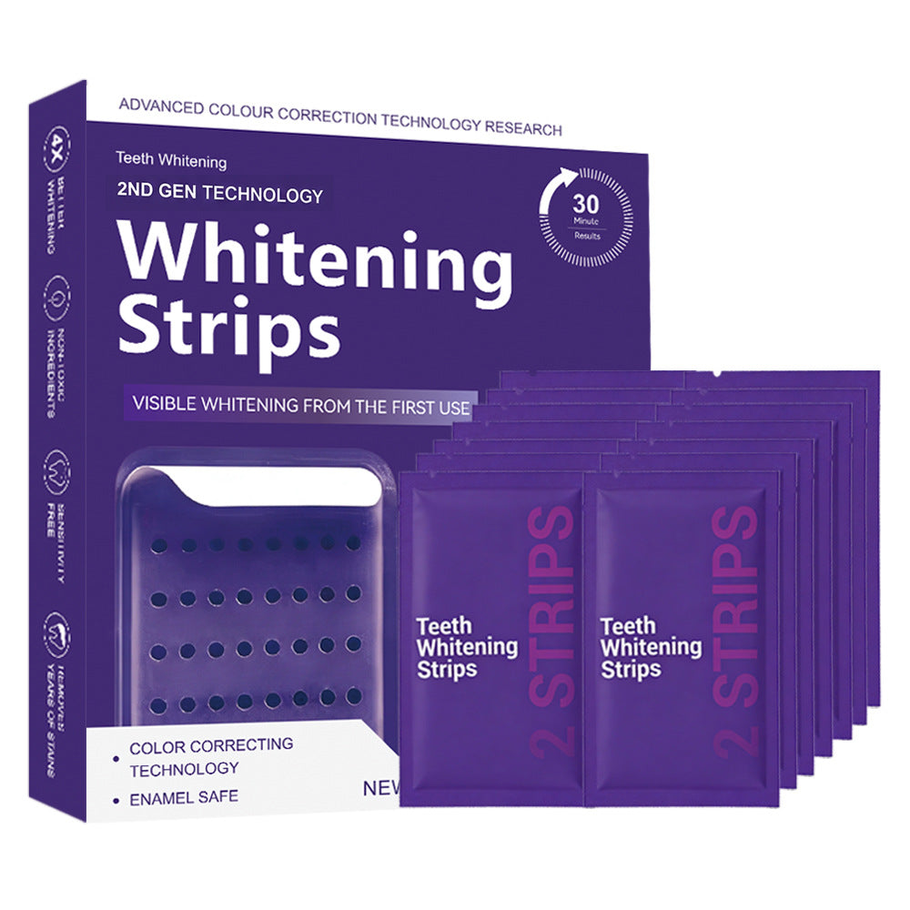 Purple Moisturizing Teeth Whitening Strips