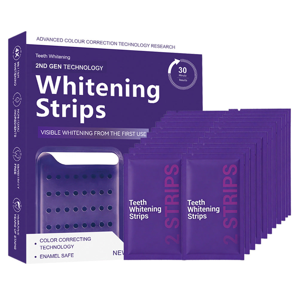Purple Moisturizing Teeth Whitening Strips