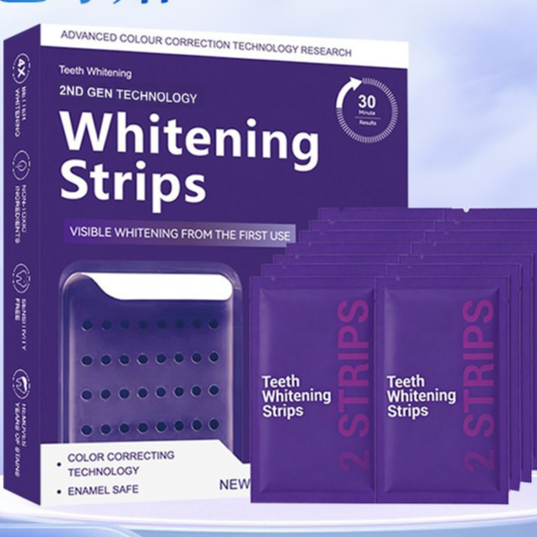 Purple Moisturizing Teeth Whitening Strips