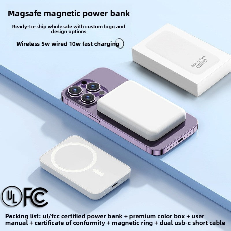 MagSafe Magnetic Power Bank Portable Wireless Charger