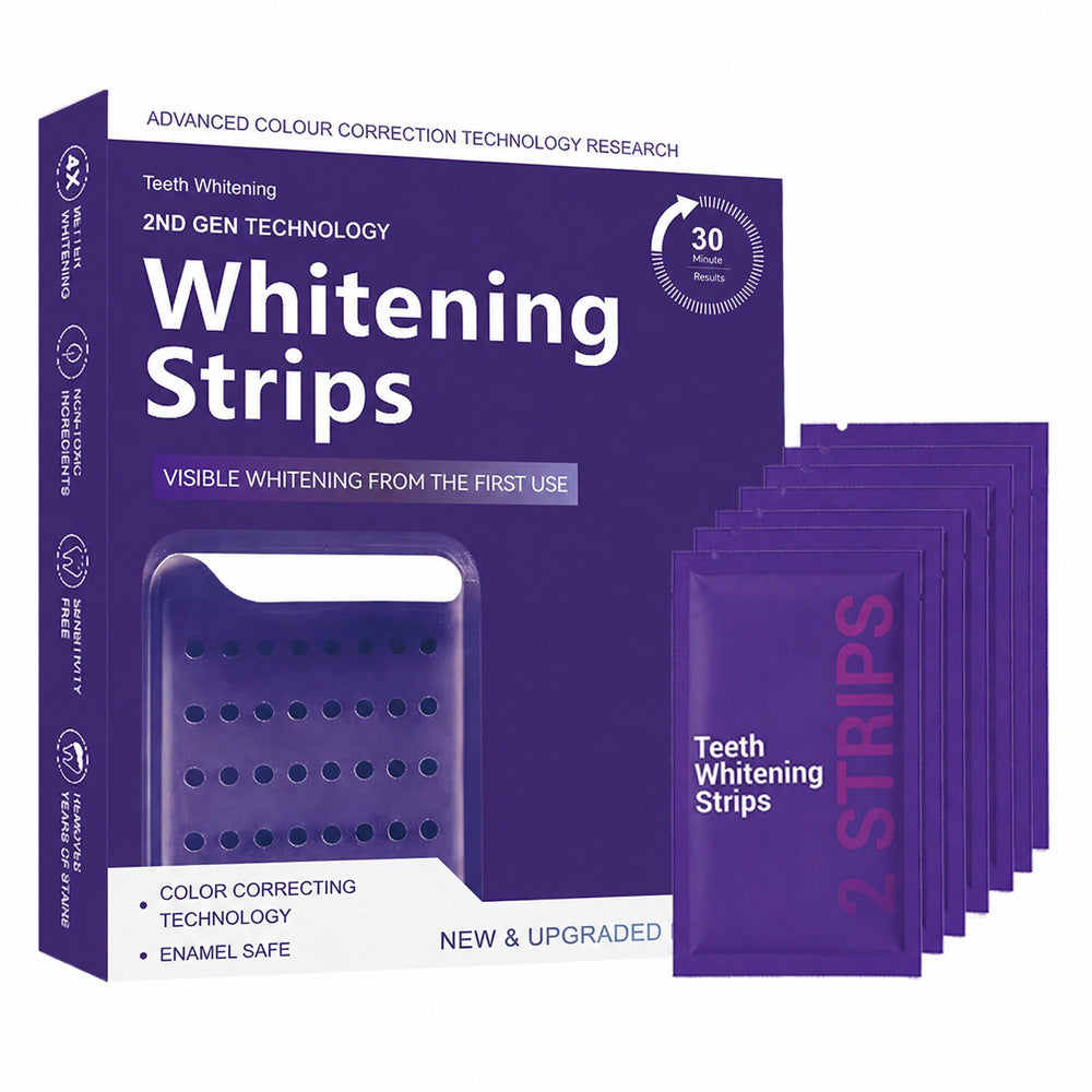 Purple Moisturizing Teeth Whitening Strips