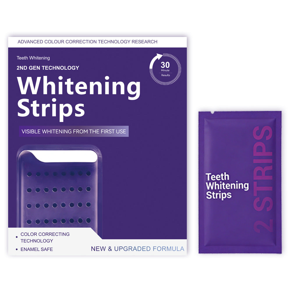 Purple Moisturizing Teeth Whitening Strips