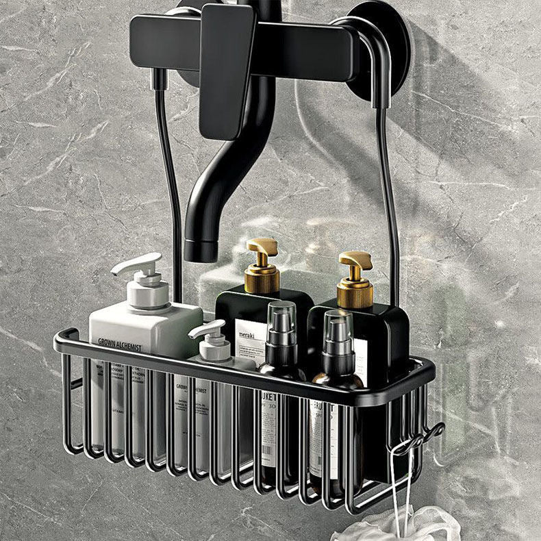 Bathroom Shower Rack No-Drill Drainage Basket