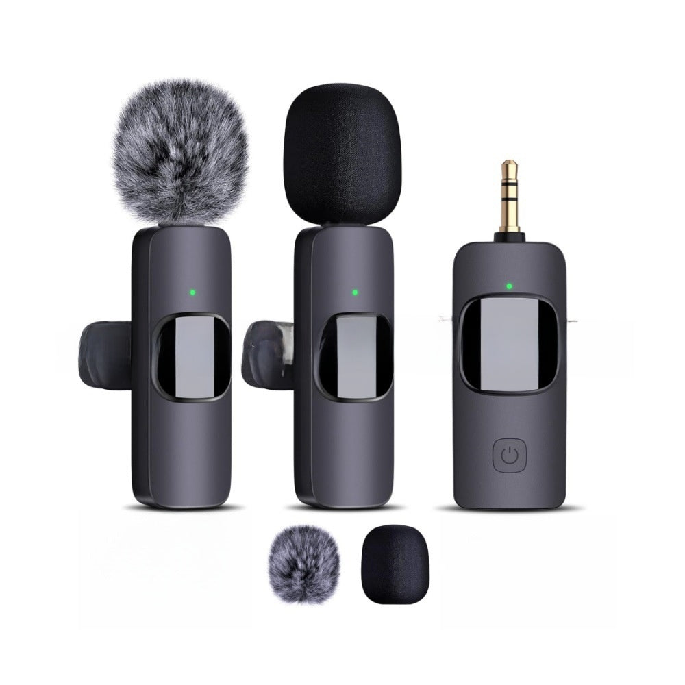 K15 Wireless Clip-on Microphone with Noise Reduction